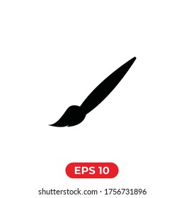 Brush icon vector illustration.Drawing tool sign
