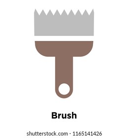 Brush icon vector isolated on white background, Brush transparent sign , historical stone age symbols