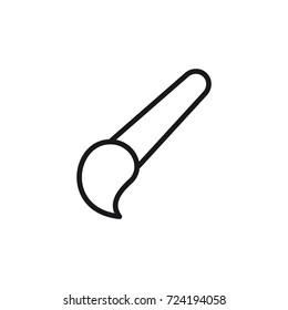 Brush icon vector logo illustration