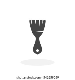 Brush Icon. Vector logo on white background