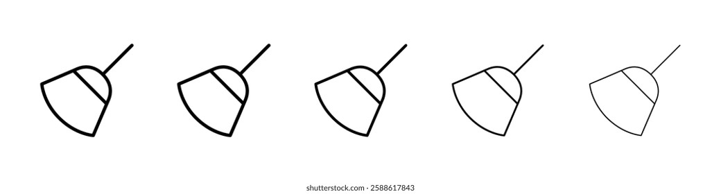 Brush icon Vector logo sign