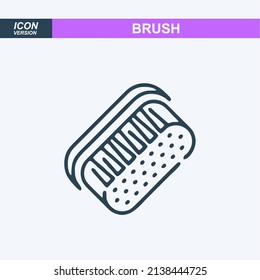 brush icon vector sign symbol