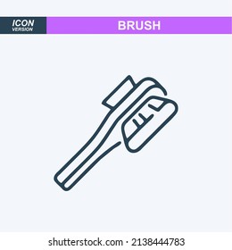 brush icon vector sign symbol
