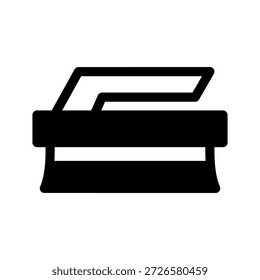 Pinsel-Symbol, Vektorsymbol-Entwurfsgrafik