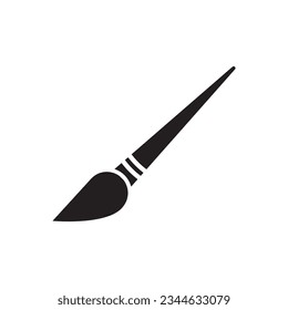 diseño del logotipo de la ilustración de la plantilla del vector de icono de pincel