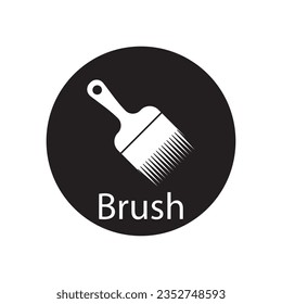 brush icon vector template illustration logo design 