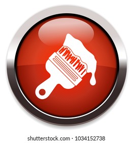 brush isolated vector icon