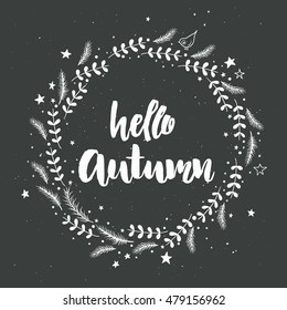 brush lettering quote, inspiration, motivation, invitation, romantic poster in vector, quote, saying, vintage, retro, hand drawn, wedding, greeting card, web template, modern calligraphy