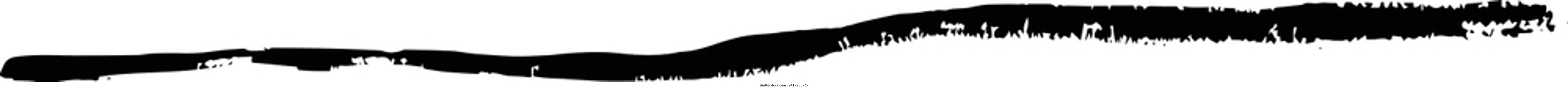 Brush line, grunge element icon hand drawn stroke for createive design and illustration