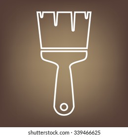 Brush line icon