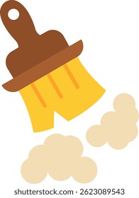 Diseño de icono de Vector de línea de pincel