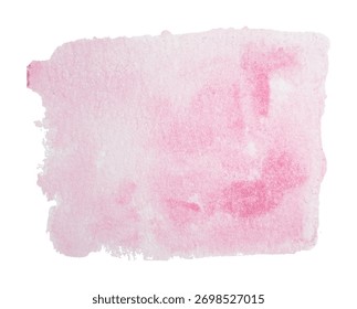Línea de pincel. Vector pincel de color rosa mancha, línea de resaltador o rotulador rotulador. Manchas de tinta de forma abstracta con textura