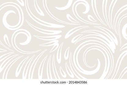 Brush lines elegant floral background
