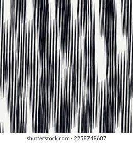 Brush lines seamless pattern. Freehand repeated stripes print. Hand drawn linear background. Simple geometric motif. Ethnic digital paper. Striped textile print. Trendy web design. Vector artwork.