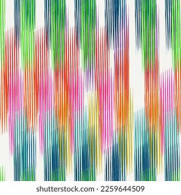 Brush lines seamless pattern. Freehand repeated stripes print. Hand drawn linear background. Simple geometric motif. Ethnic digital paper. Striped textile print. Trendy web design. Vector artwork.