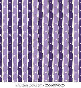 Brush lines seamless pattern. Freehand repeated stripes print. Hand drawn linear background. Simple geometric motif. Ethnic digital paper. Striped textile print. Trendy web design. Vector artwork.