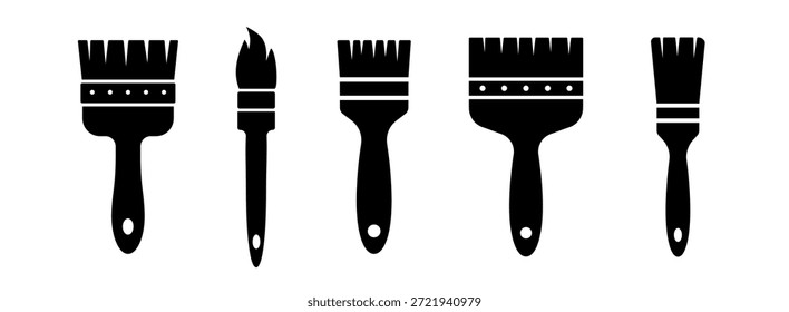 Logo für Pinsel. Paint Pinsel Symbol Vektor. 