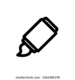 Brush Marker Icon Vectir