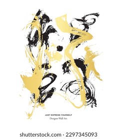Brush marks for fashion graphic design and different uses