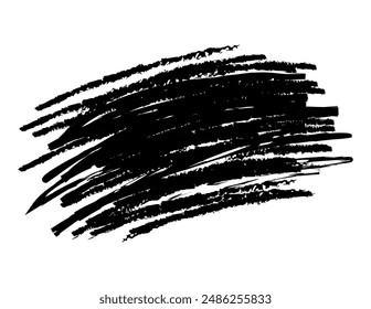 brush marks hand drawn, ink stain, brush paint, brush stroke scratch