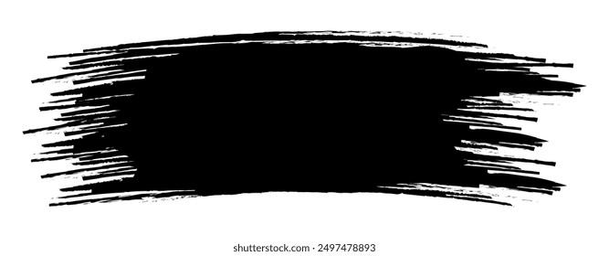 Pincel marca dibujado a mano, tinta roja, pintura de pincel, rasguño de trazo de pincel