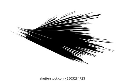 brush marks hand drawn, ink stain, brush paint, brush stroke scratch