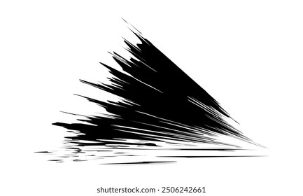 brush marks hand drawn, ink stain, brush paint, brush stroke scratch