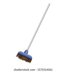 Brush mop icon. Cartoon of brush mop vector icon for web design isolated on white background