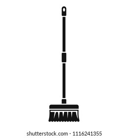 Brush mop icon. Simple illustration of brush mop vector icon for web design isolated on white background