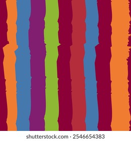 Brush Multi color designs seamless pattern