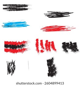 brush Multicolor vector illustration design
