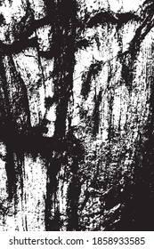 Pincel textura natural material moteado ilustración vectorial arte blanco negro
