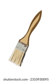 a brush on a white background