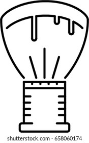brush outline icon