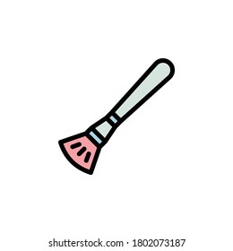 brush outline icon. Elements of Beauty and Cosmetics illustration icon. Signs and symbols can be used for web, logo, mobile app, UI, UX