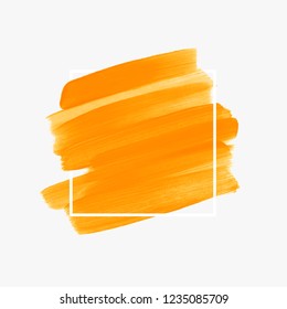 Brush paint background vector illustration. Perfect acrylic design for any creative idea.