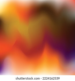 brush of paint blurred colorful hologram with curve.