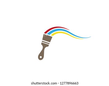 Brush Paint Color Logo