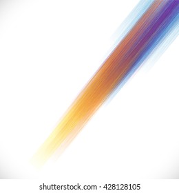 Brush paint colorful background. brush stroke texture element, vector illustration