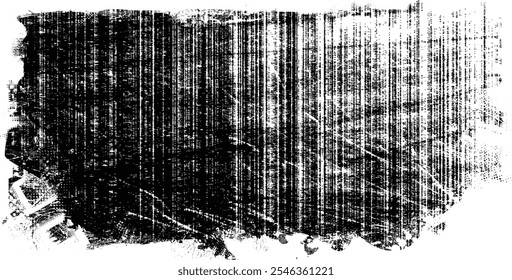Brush paint .Grunge Paint Roller . Vector brush Stroke . Distressed banner . Black stripe with rough edges. paintbrush design element . Gradient brush . Bulge line . Distress textured stroke