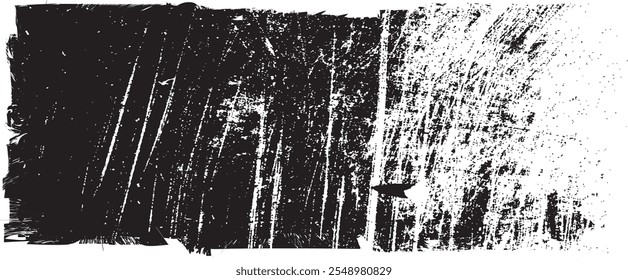 Brush paint .Grunge Paint Roller . Vector brush Stroke . Distressed banner . Black stripe with rough edges. paintbrush design element . Gradient brush . Bulge line . Distress textured stroke