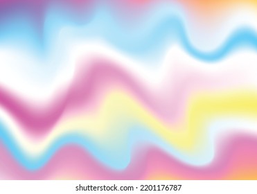 brush of paint holographic colorful.