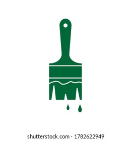 Brush paint icon vector design template