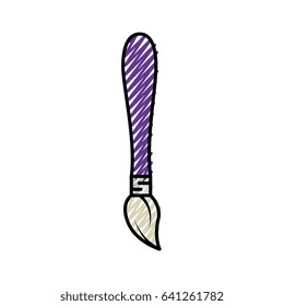 Brush paint isolated