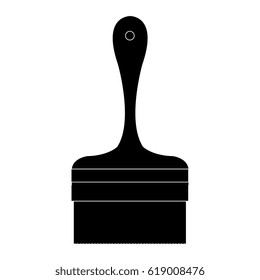 brush paint isolated icon