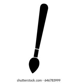 brush paint isolated icon