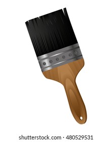brush paint isolated icon vector illustration design