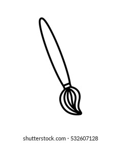 brush paint isolated icon vector illustration design