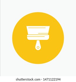Brush, Paint, Paintbrush, Tool. Vector Icon Template background
