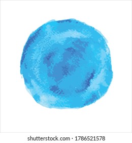 brush of paint shades watercolor on white.vector creative illustration.
